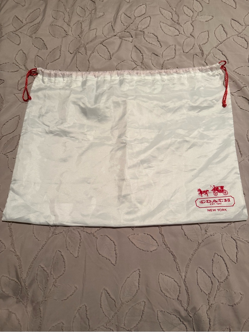 Coach Medium Dust Bag.